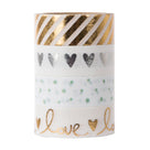 Washi Tapes LOVE, 4 Rollen