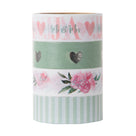 Washi Tapes LOVE, 4 Rollen